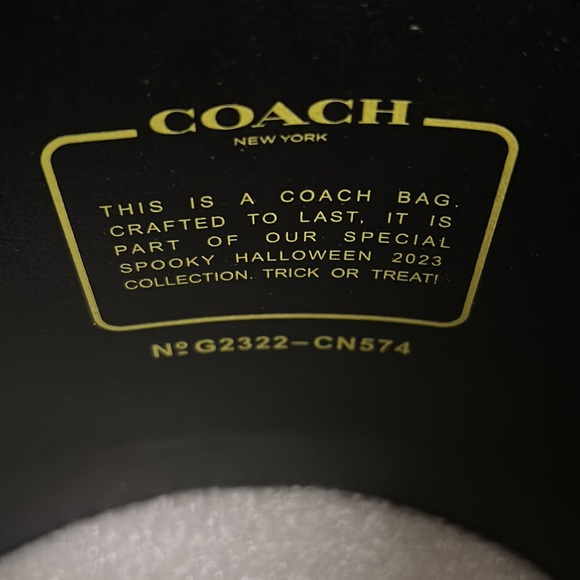 Coach Halloween πββ¬ Cat Bucket Bag BNWT - Picture 9 of 11
